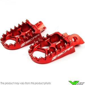 Scar Evolution Footpegs Red - KTM Husqvarna GasGas