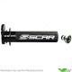 Scar Throttle Tube + Bearing Black - Suzuki Yamaha Fantic