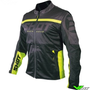Shot Lite 2.0 Enduro Jacket Softshell - Black / Fluo Yellow (L)