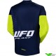UFO Kimura 2022 Motocross Gear Combo - Blue / Fluo Yellow (36/L/XL)