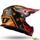 UFO Intrepid Youth Motocross Helmet - Black / Red / Orange