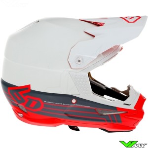6D ATR-1 Split Motocross Helmet - Red