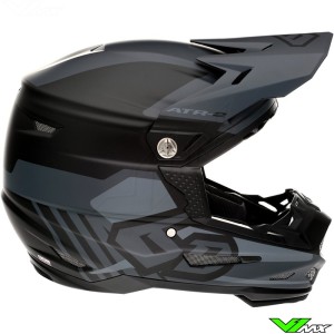 6D ATR-2 Target Motocross Helmet - Grey / Black