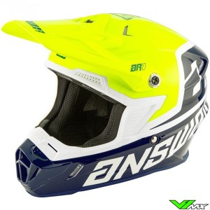 Answer AR1 Motocross Helmet - Voyd / Midnight / Fluo Yellow