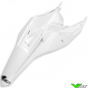 UFO Rear Fender and Side Number Plate White - GasGas MC65