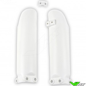 UFO Lower Fork Guards White - GasGas MC65