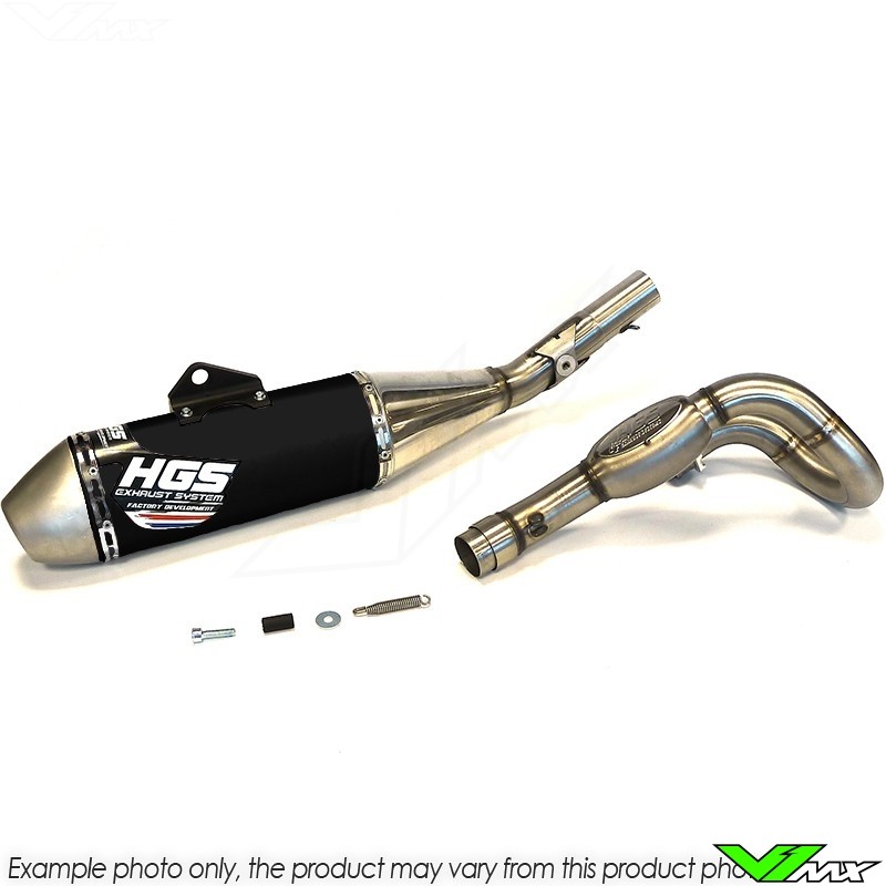 HGS Exhaust System Aluminium Black - Honda CRF250R