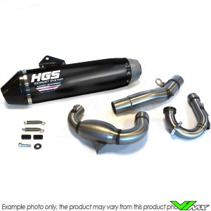 HGS Uitlaat Systeem Aluminium Zwart Carbon - Honda CRF250R