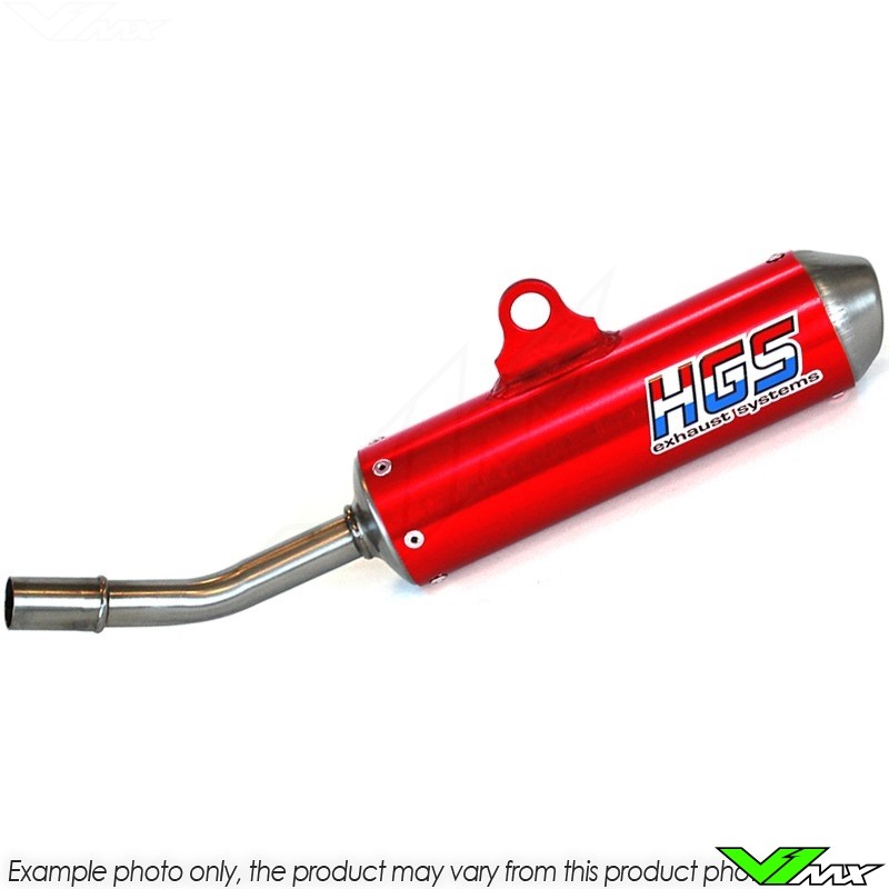 HGS Exhaust Silencer Red - KTM 50SX Husqvarna TC50 GasGas MC50