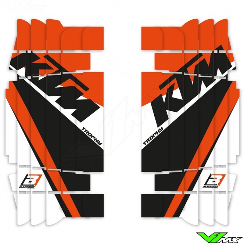 Blackbird KTM Trofeo 2021 Replica Radiateur Lamellen Stickers - KTM 125SX 150SX 250SX 250SX-F 350SX-F 450SX-F 450EXC 500EXC 250EXC-F 350EXC-F