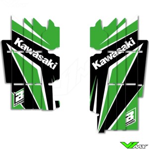 Blackbird Radiateur Lamellen Stickers - Kawasaki KXF250 KXF450