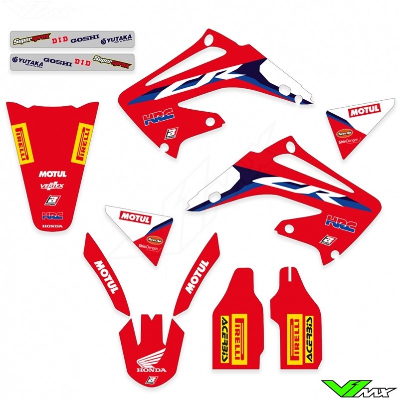 Blackbird Team HRC 20/21 Replica Stickerset - Honda CR125 CR250