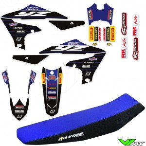 Blackbird Yamaha Racing 20/21 Replica Stickerset en zadelovertrek - Yamaha YZF250 YZF450