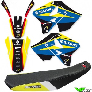 Blackbird Dream 4 Graphic Kit and Seatcover - Suzuki RM125 RM250