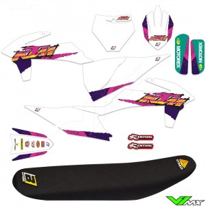Blackbird Retro Graphic Kit and Seatcover - KTM