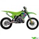 Blackbird Retro Stickerset en zadelovertrek - Kawasaki KX125 KX250 Polisport Restyle Plastics