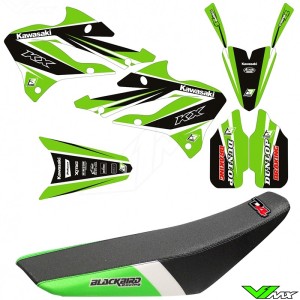 Blackbird Dream 4 Graphic Kit and Seatcover - Kawasaki KX85