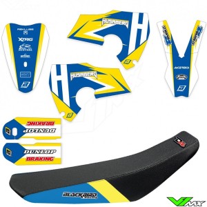 Blackbird Dream 4 Graphic Kit and Seatcover - Husaberg FE450 FE550 FE650