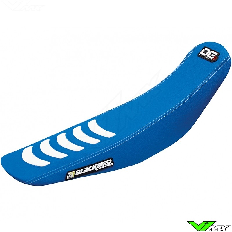 Blackbird Double Grip 3 Zadelovertrek blauw/wit - TM