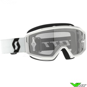 Scott Primal Clear Motocross Goggle - White