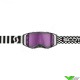 Scott Prospect Motocross Goggles - Black / White / Purple Chrome Lens