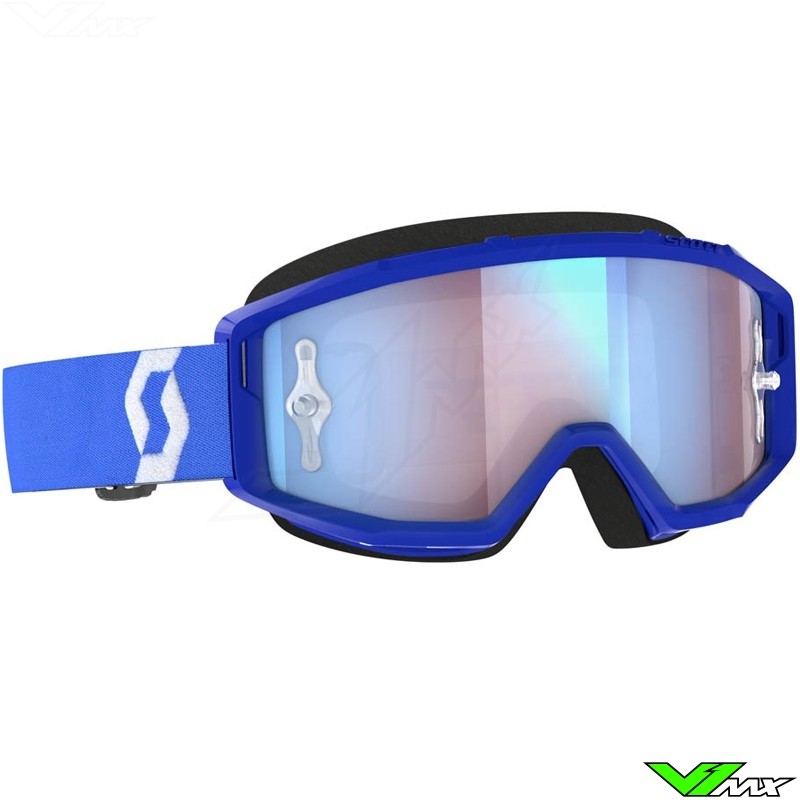 Scott Primal Crossbril - Blauw / Blauw Chrome Lens