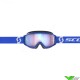 Scott Primal Motocross Goggles - Blue / Blue Chrome Lens
