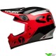 Bell MX-9 Seven Phaser Motocross Helmet - Red / Black (M/L)