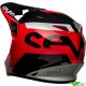 Bell MX-9 Seven Phaser Motocross Helmet - Red / Black (M/L)