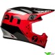 Bell MX-9 Seven Phaser Motocross Helmet - Red / Black (M/L)