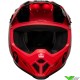 Bell MX-9 Seven Phaser Motocross Helmet - Red / Black (M/L)