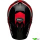Bell MX-9 Seven Phaser Motocross Helmet - Red / Black (M/L)