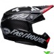 Bell Moto-10 Fasthouse Motocross Helmet - Red / Carbon