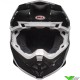 Bell Moto-10 Motocross Helmet - Carbon / White