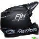 Bell MX-9 Fasthouse Prospect Motocross Helmet - Matte Black (S, 55-56cm)