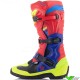 Alpinestars Tech 3 Crosslaarzen - Fel Rood / Donker Blauw / Fluo Geel