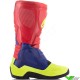 Alpinestars Tech 3 Motocross Boots - Bright Red / Dark Blue / Fluo Yellow