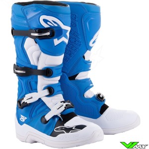 Alpinestars Tech 5 Motocross Boots - Blue / White