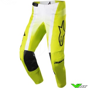 Alpinestars Techstar Push 2023 Motocross Pants - Fluo Yellow / White