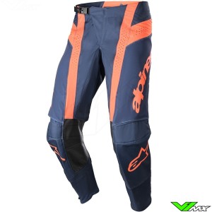 Alpinestars Techstar Arch 2023 Motocross Pants - Night Navy / Hot Orange