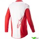 Alpinestars Techstar Arch 2023 Motocross Jersey - Mars Red / White