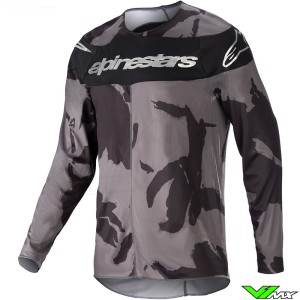 Alpinestars Racer Tactical 2023 Motocross Jersey - Iron / Camo