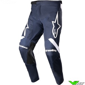 Alpinestars Racer Hoen 2023 Motocross Pants - Night Navy / White