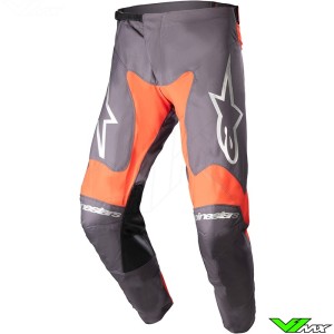 Alpinestars Racer Hoen 2023 Motocross Pants - Grey / Hot Orange