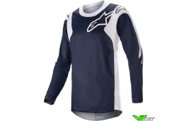 Alpinestars Racer Hoen 2023 Cross shirt - Night Navy / Wit