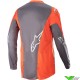 Alpinestars Racer Hoen 2023 Motocross Jersey - Grey / Hot Orange