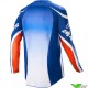 Alpinestars Racer Semi 2023 Cross shirt - Blauw / Hot Oranje (L/XXL)
