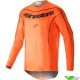 Alpinestars Fluid Lurv 2023 Motocross Jersey - Hot Orange / Black