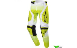 Alpinestars Racer Push 2023 Youth Motocross Pants - Fluo Yellow / White