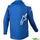 Alpinestars Racer Narin 2023 Kinder Cross Shirt - Blauw